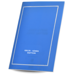 Gülpaş 20*28 Plastik Kapak Gelir Gider Defteri 40 Yaprak