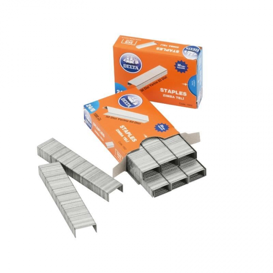 Delta Zımba Teli 24/6 1000'Li Beyaz 1552