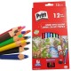 Pritt Jumbo Üçgen Boya Kalemi 12 Renk Karton Kutu 1219733