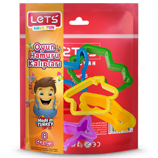 Lets L-8411 8 Parça Oyun Hamur Kalıbı