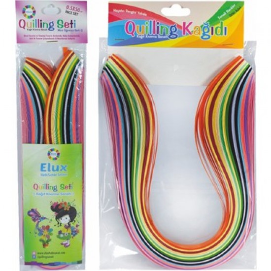 Kiwi Kw465 Quilling Set (KALIN) 1x50 Cm 150 Kağıt Şerit