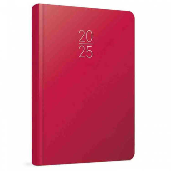 Gıpta 2026 14*20 Ekonomik Cilt Bezli Ajanda Kırmızı 100-ECK