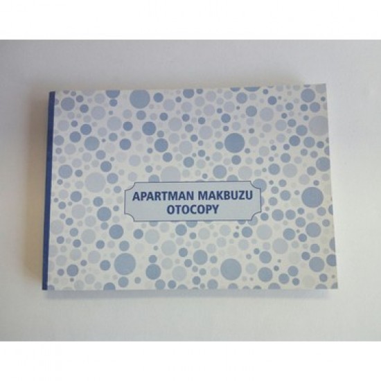 Deftersan Apartman Makbuzu Otokopili 2/50 Kod:2251