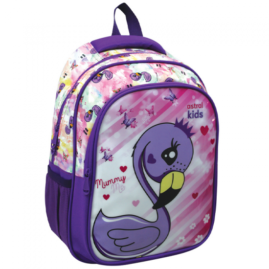 Yıldız Astral Cartoon İlkokul Çantası Takım Flamingo Mor 04368