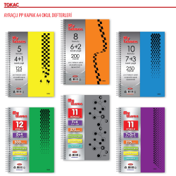Tokaç My Lesson A4 100 yaprak 4 konulu defter