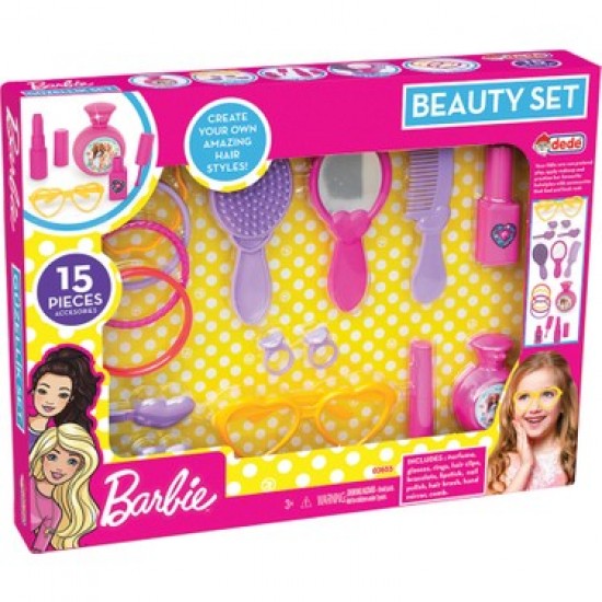 Barbie Kutulu Güzellik Seti 15 Parça
