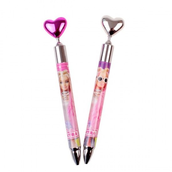 Barbie B-8036 Versatil Kalem- Kalp Başlıklı 0,7