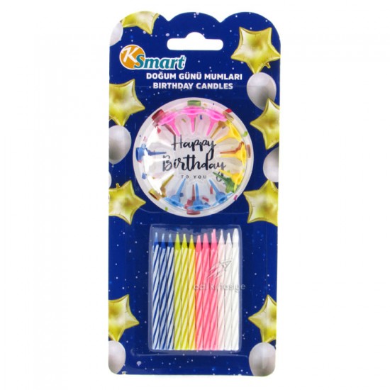 Doğum Günü Pasta Mumu 24'lü