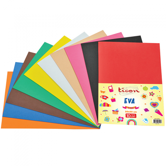 Eva 20*30 Klasik Karışık Renk 10'Lu