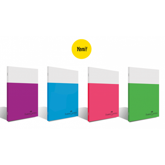 Faber Castell Defter Smart A4 Dikişli Pp Kapak 80 Yaprak Çizgili 
