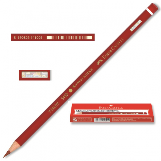 Faber Castell Kopya Kalemi Kırmızı 1131410000000 (Adet)