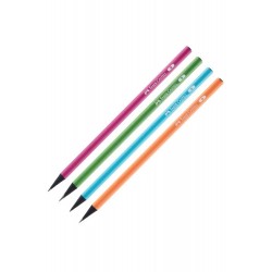 Faber Castell Kurşun Kalem Siyah Lata Neon Yuvarlak Gövde