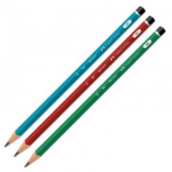 Faber Castell Kurşun Kalem Köşeli Mercanlı 1052160000000