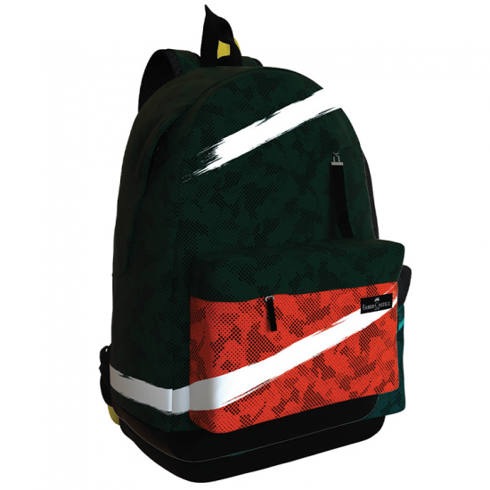 Faber Castell Sırt Çantası Basic 1 Siyah-Turuncu 5177190137000