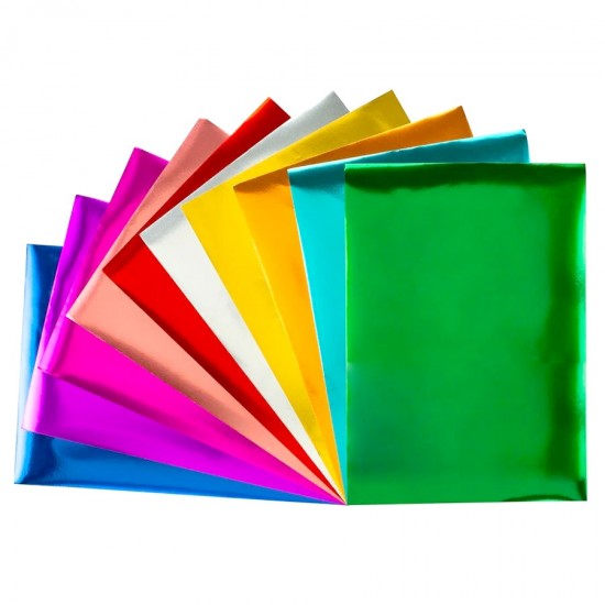 FİXPOİNT METALİK (AYNALI) KARTON A4 10 RENK P-6812