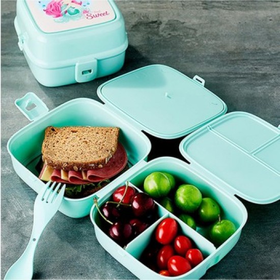 Rita Plastik 4 Bölmeli Beslenme Kutusu (13 cm x 9,5 cm)