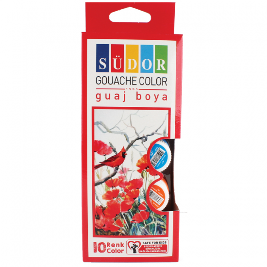 Südor Guaj Boya 10'Lu Pet Şişe 15 Ml Sd-522