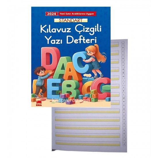 Ema Kitap Standart Çizgili Güzel Yazı Defteri A-4 YENİ MÜFREDAT