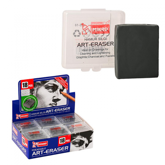 Mikro St. Hs-18 Gri Hamur Silgi 