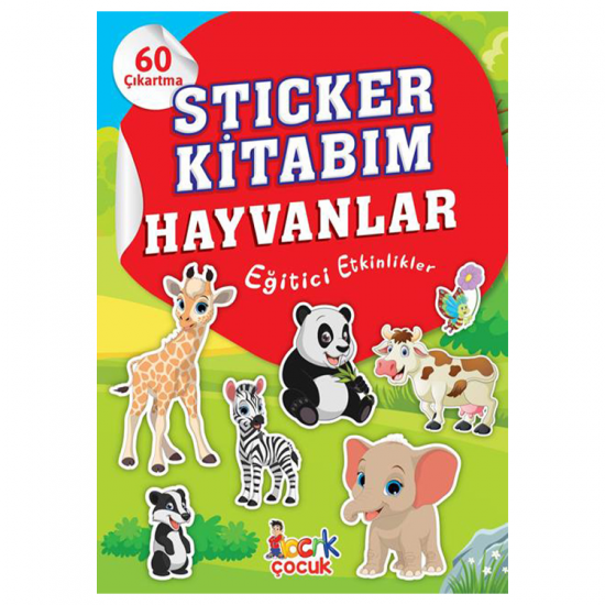 Hayvanlar Sticker Kitabım Bıcırık Yayınları