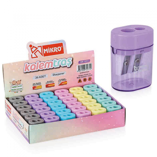 Mikro Kalemtraş Mk-1011-36 Çiftli 
