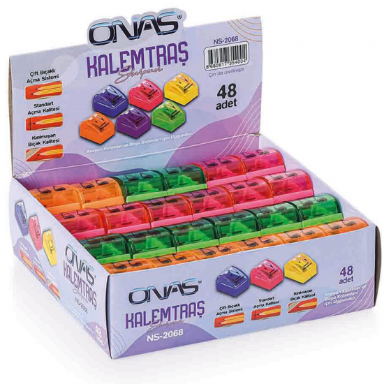 Onas Kalemtraş Ns-2068-48 'Li Çiftli Kapaklı