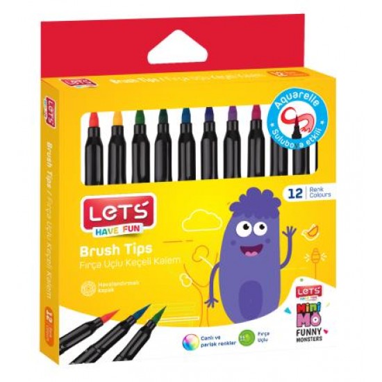 Lets Fırça Uçlu Keçeli Kalem L 7212