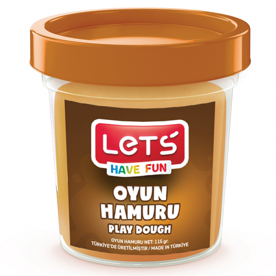 Lets L-8440-6 Oyun Hamuru Kahve 115 Gr