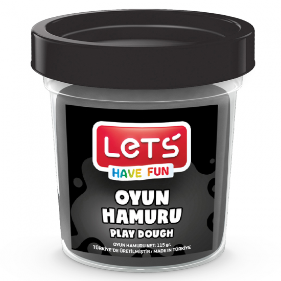 Lets L-8440-10 Oyun Hamuru Siyah 115 Gr
