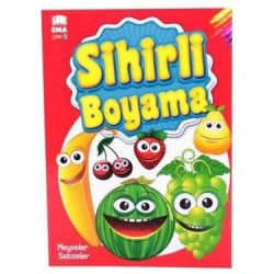 Sihirli Boyama Meyveler,Sebzeler