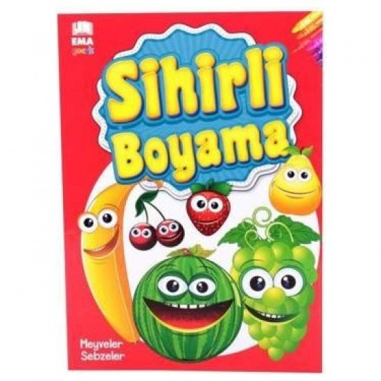 Sihirli Boyama Meyveler,Sebzeler