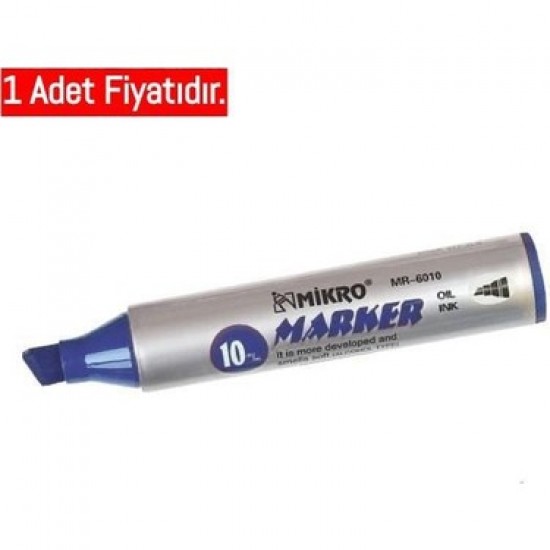 Mikro Mr6010 Jumbo Marker Mavi Renk