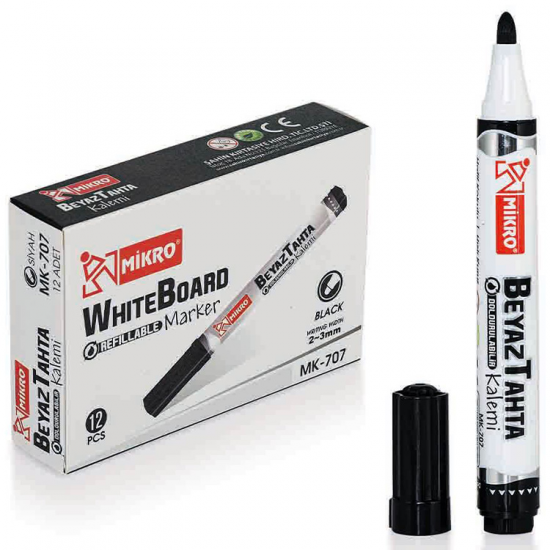 Mikro Tahta Kalemi Mk-707 Siyah