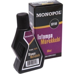 Monopol Istampa Mürekkebi 30 Cc.Siyah 