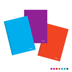 Mopak A5 Plastik Kapak Defter 60 Yaprak Pastel Kareli