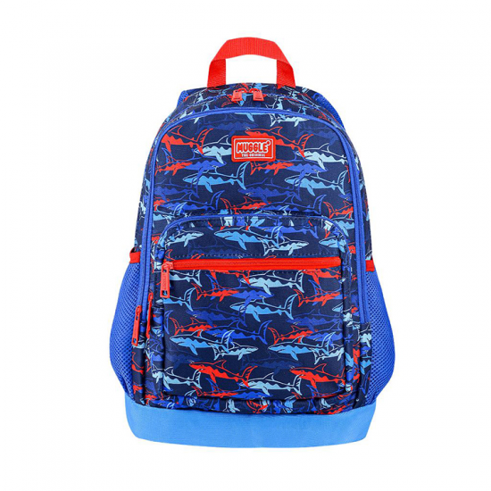 Muggle Mu-0365 Ot-Shark Mavi Okul Çantası