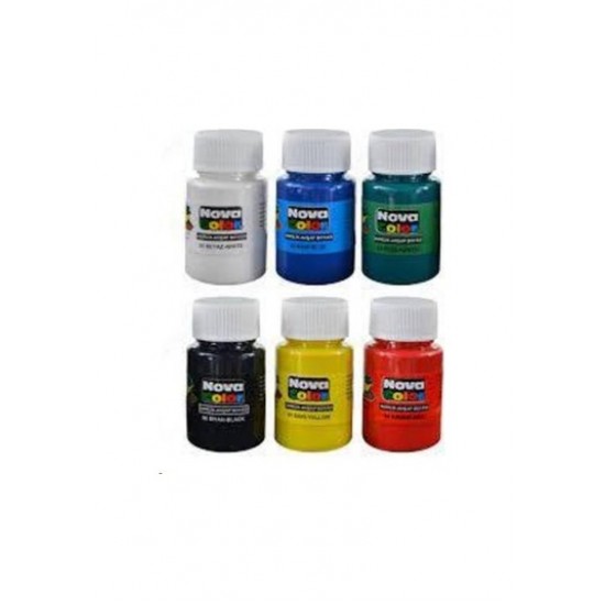Nova Color Nc-2006 Akrilik Boya Şişe 6'Li 17 Ml