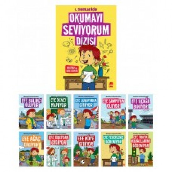 Okumayı Seviyorum 1.Sınıf Küçük Boy 10 Kitap
