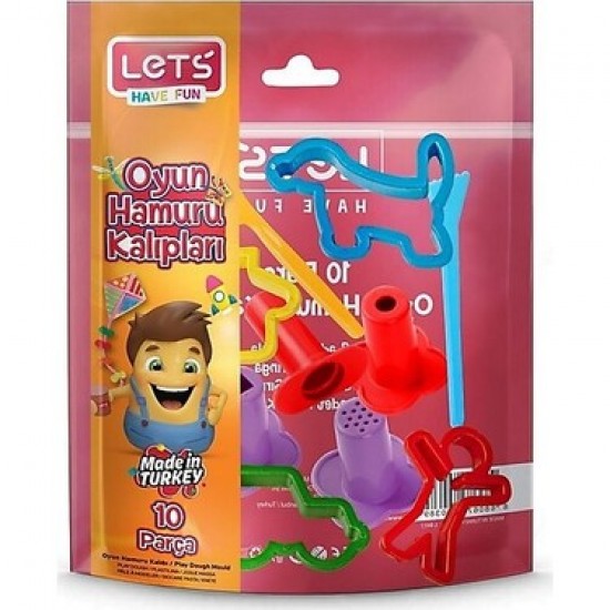 Lets L-8417 Oyun Hamuru Kalıpları 10 Parça