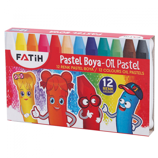 Fatih Pastel Boya 12 Renk FA34012PB12RKS