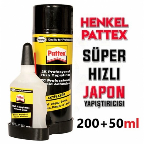 Pattex 2K Aktivatörlü Hızlı Yapıştırıcı