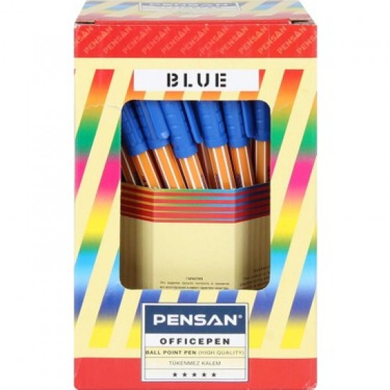 Pensan 1010 Tükenmez Kalem Mavi 1 mm 60 Adet