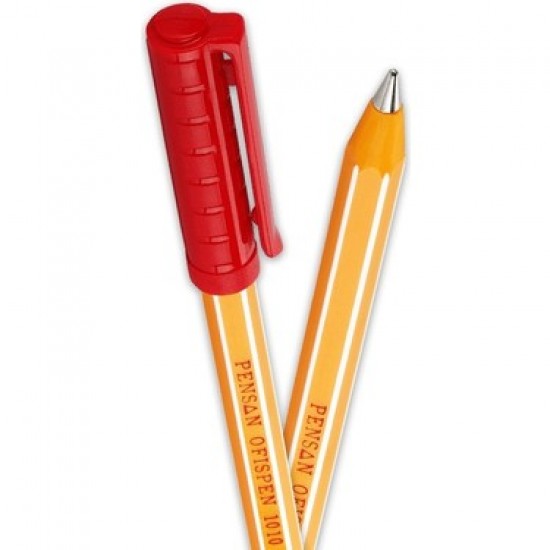 Pensan 1010 Tükenmez Kalem Kırmızı 1 mm 1 Adet