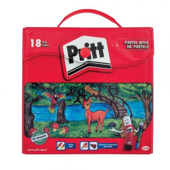 Pritt Çantalı Pastel Boya 18 Renk 1048063