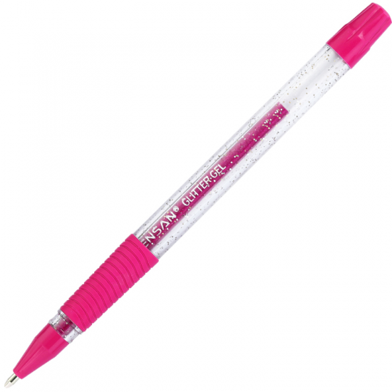 Pensan Simli Glitter Gel Kalem 1.0 Mm Pembe 