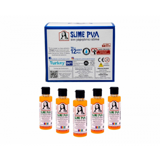 Monalisa Sıvı Slime 70 Ml Fosforlu Turuncu Sl01-15