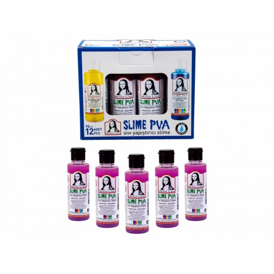 Monalisa Sıvı Slime 70 Ml Fosforlu Mor Sl01-16