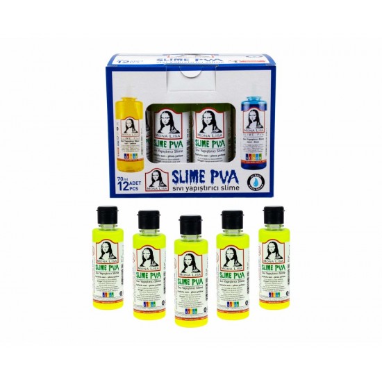 Monalisa Sıvı Slime 70 Ml Fosforlu Sarı Sl01-11