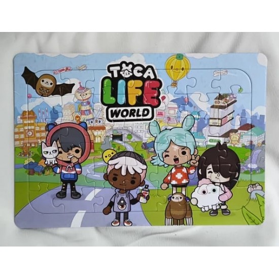 Toca Lıfe puzzle yap boz 33cm*23cm*42 parça