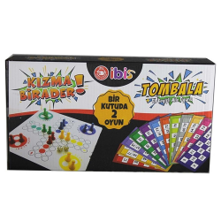 İbiş Tombala Kızma Birader Bir Kutuda 2 Oyun Kar-1037
